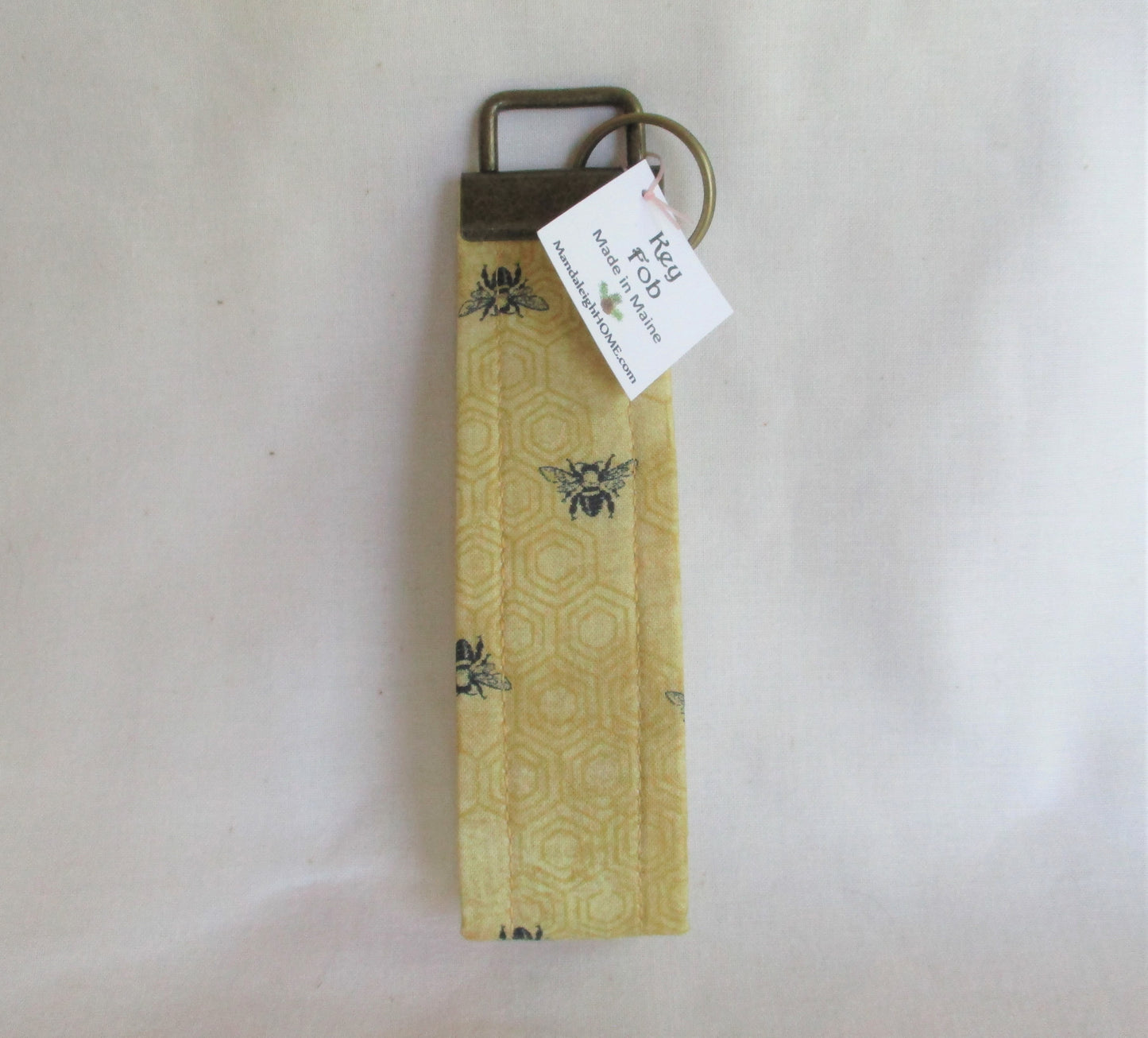 Fabric Key Fob Wristlet
