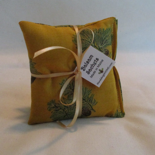 Pine Cone and Tassel Sachet Set of 3 in Balsam Lavender Ready to Ship