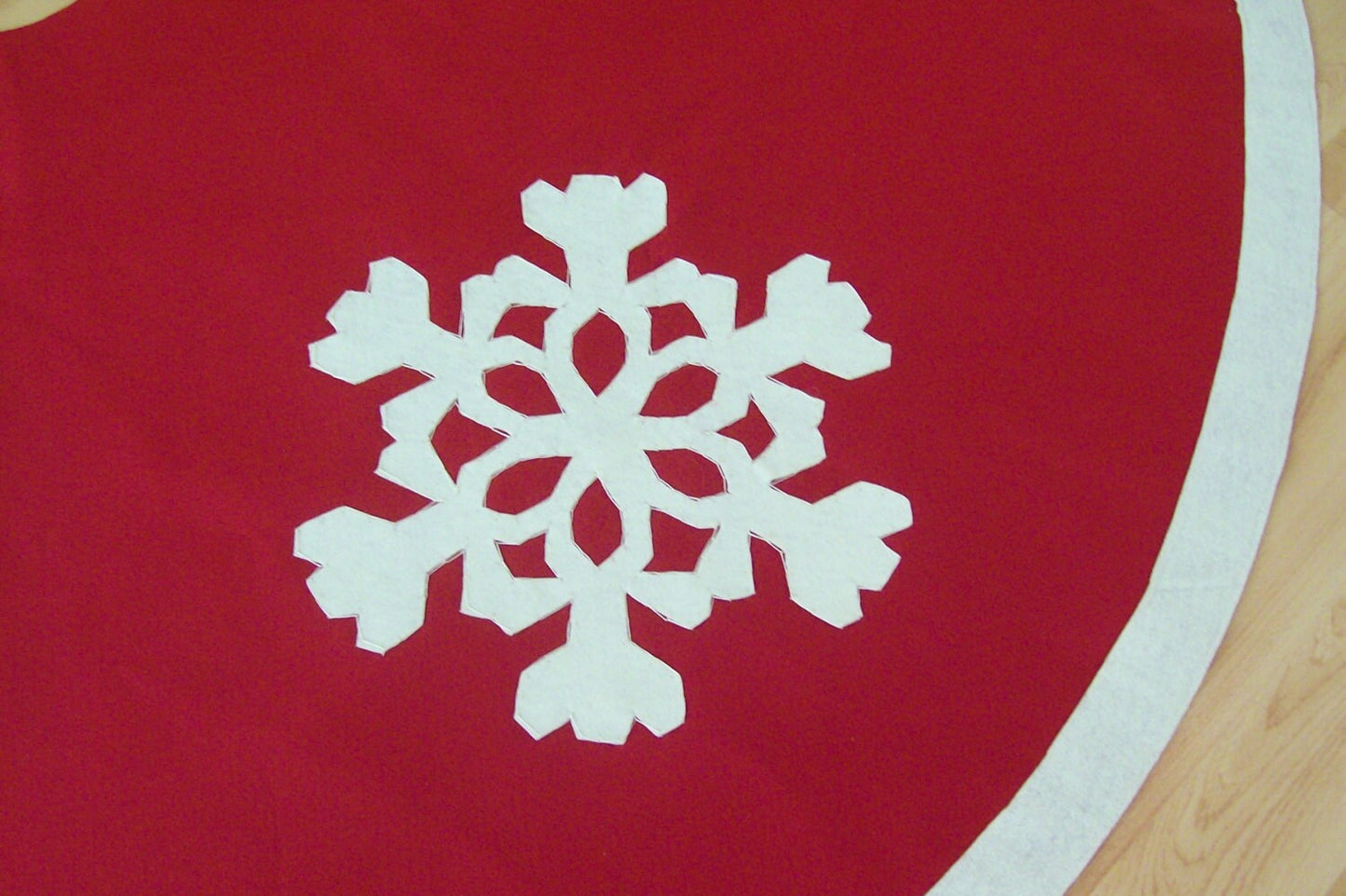 Snowflake Tree Skirt Made to order
