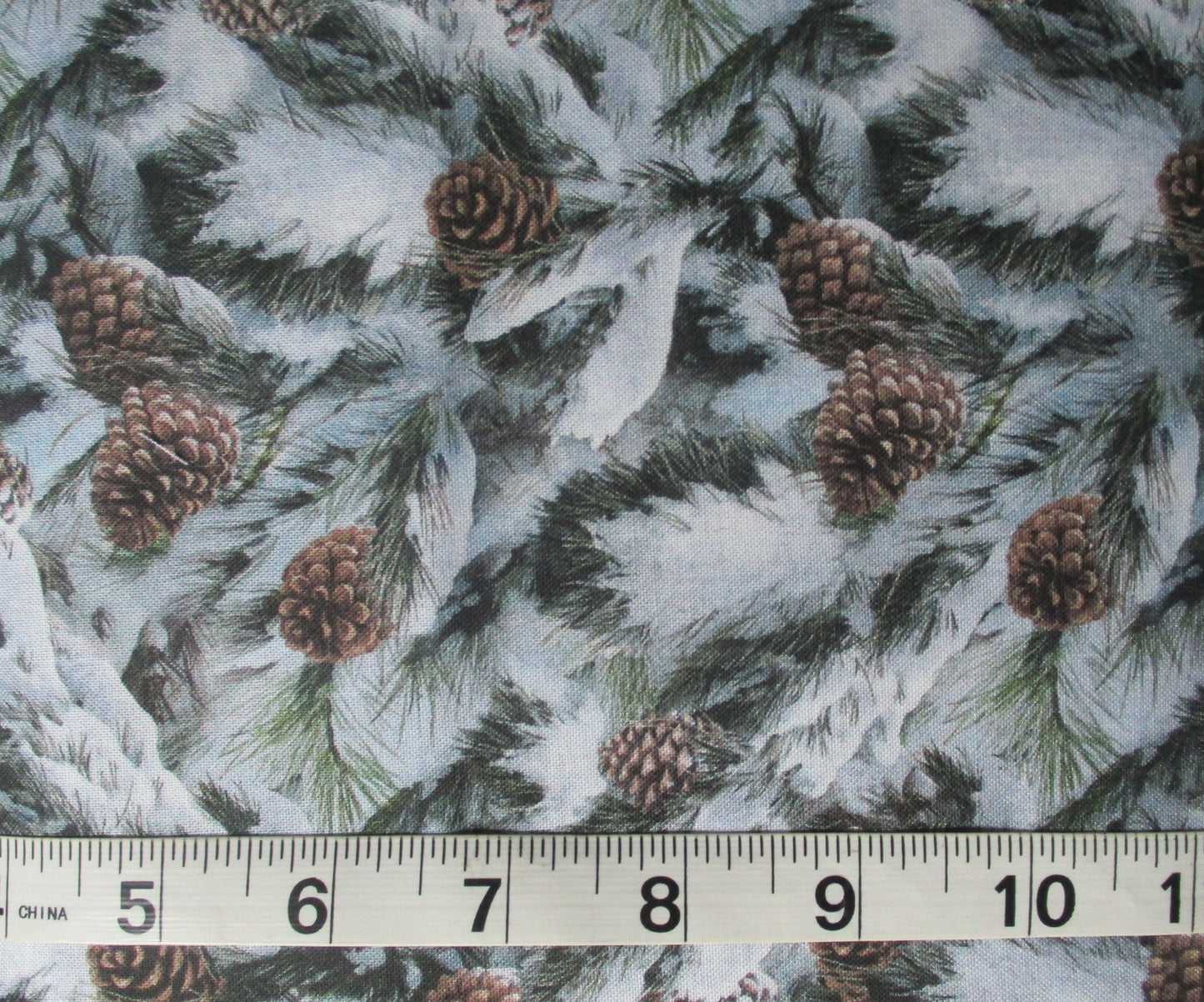 Contemplation Pine Branches Fabric by Springs Creative 100% Cotton