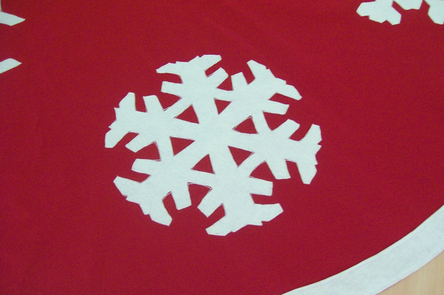 Snowflake Tree Skirt Made to order