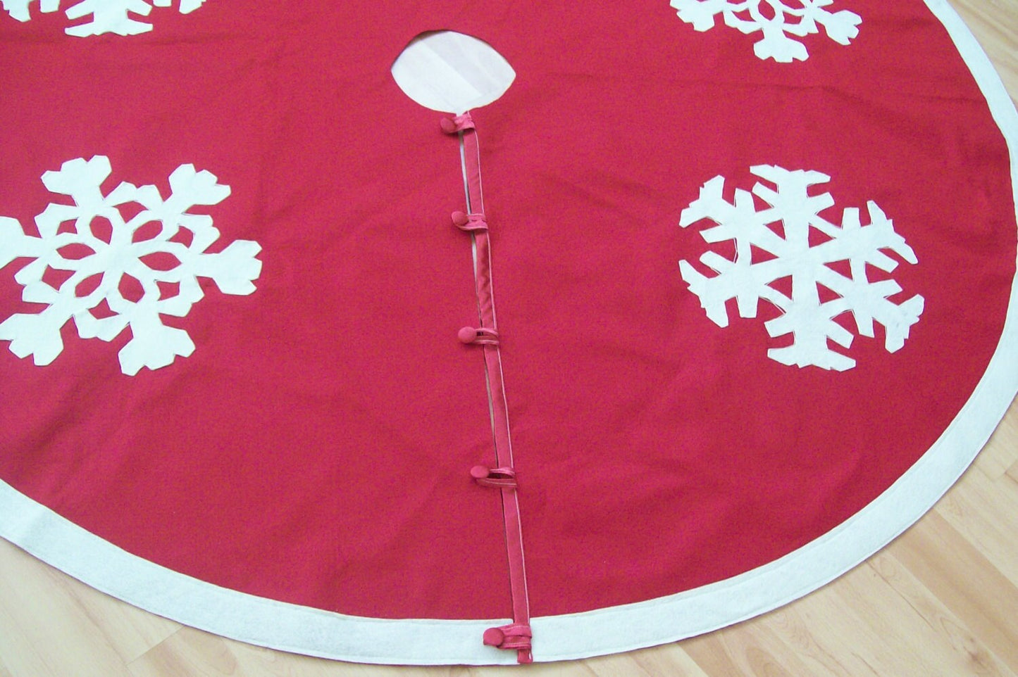 Snowflake Tree Skirt Made to order