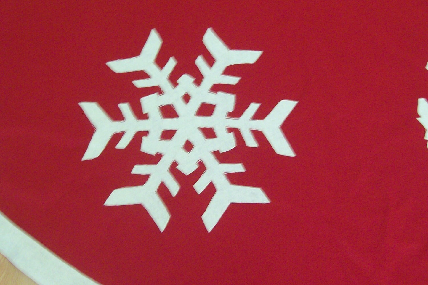 Snowflake Tree Skirt Made to order