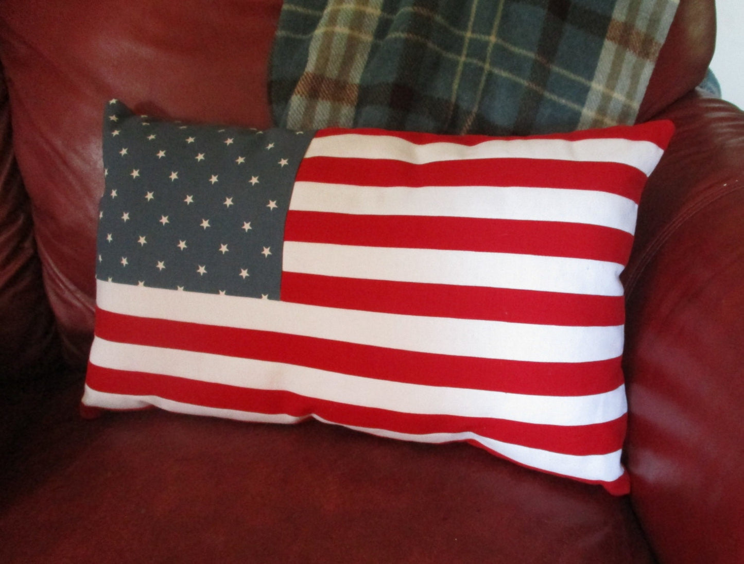 Patriotic American Flag Pillow Cover