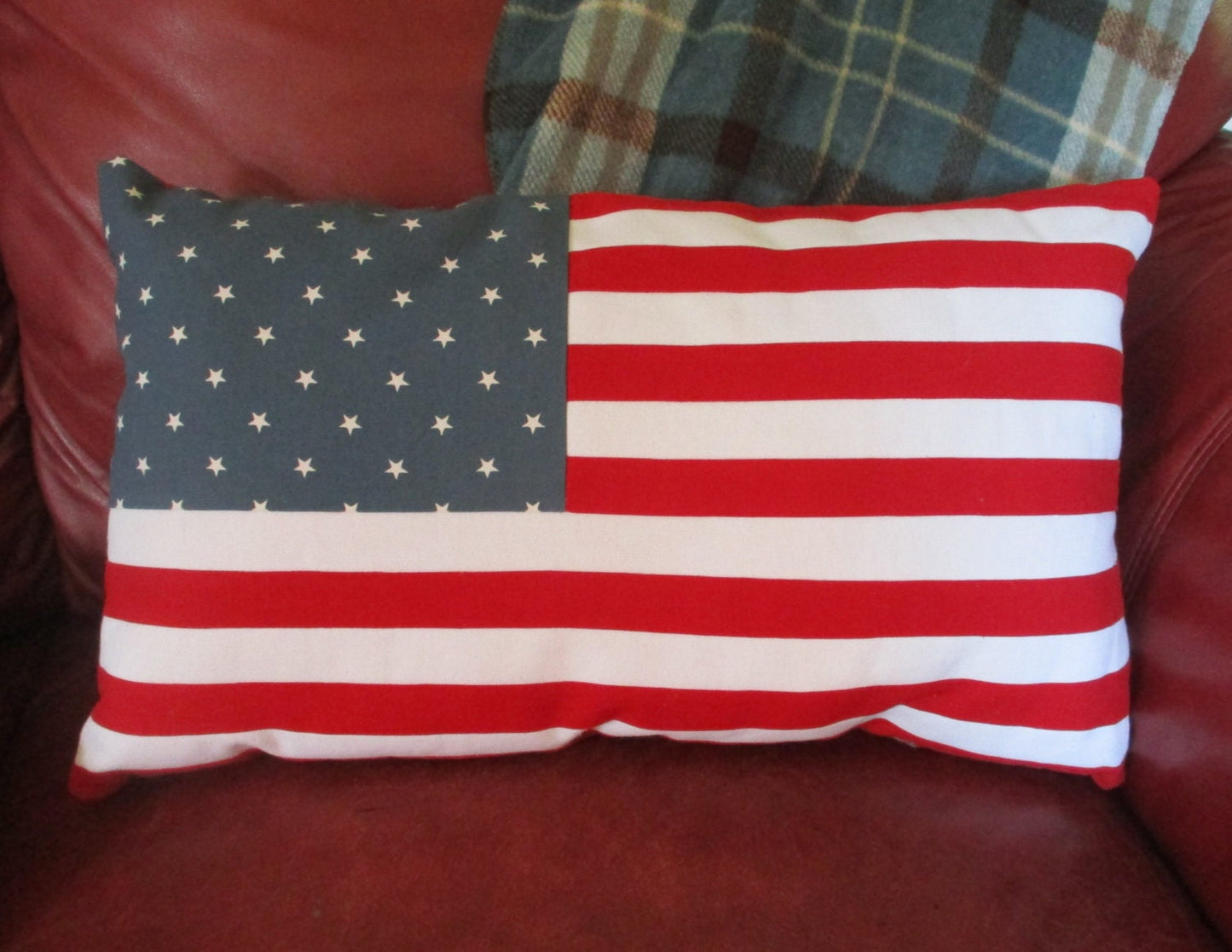 Patriotic American Flag Pillow Cover